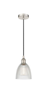 Edison One Light Mini Pendant in Polished Nickel (405|616-1P-PN-G382)