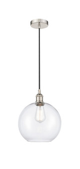 Edison One Light Mini Pendant in Polished Nickel (405|616-1P-PN-G122-10)