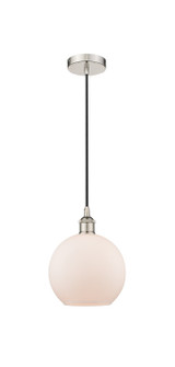 Edison One Light Mini Pendant in Polished Nickel (405|616-1P-PN-G121-8)