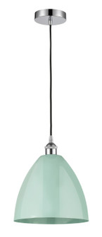 Edison One Light Mini Pendant in Polished Chrome (405|616-1P-PC-MBD-12-SF)