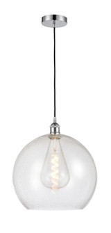 Edison One Light Pendant in Polished Chrome (405|616-1P-PC-G124-14)
