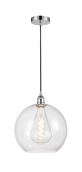 Edison One Light Mini Pendant in Polished Chrome (405|616-1P-PC-G122-12)