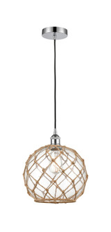 Edison One Light Mini Pendant in Polished Chrome (405|616-1P-PC-G122-10RB)