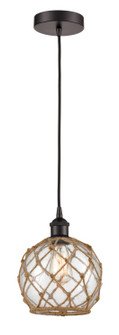 Edison One Light Mini Pendant in Oil Rubbed Bronze (405|616-1P-OB-G122-8RB)