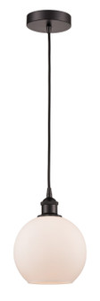Edison One Light Mini Pendant in Oil Rubbed Bronze (405|616-1P-OB-G121-8)