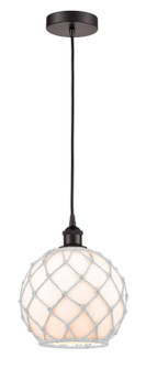 Edison One Light Mini Pendant in Oil Rubbed Bronze (405|616-1P-OB-G121-10RW)