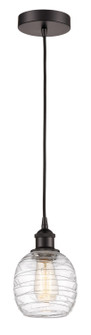 Edison One Light Mini Pendant in Oil Rubbed Bronze (405|616-1P-OB-G1013)