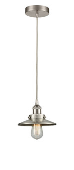 Edison One Light Mini Pendant in Satin Nickel (405|616-1PH-SN-M2-SN)