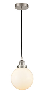 Edison One Light Mini Pendant in Brushed Satin Nickel (405|616-1PH-SN-G201-8)