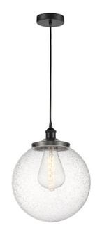 Edison One Light Pendant in Satin Nickel (405|616-1PH-SN-G201-14)