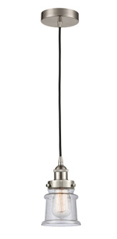 Edison One Light Mini Pendant in Brushed Satin Nickel (405|616-1PH-SN-G184S)