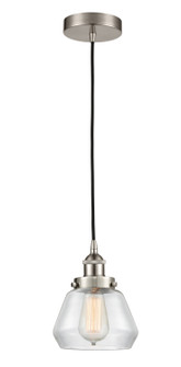 Edison One Light Mini Pendant in Brushed Satin Nickel (405|616-1PH-SN-G172)