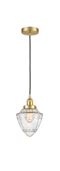 Edison One Light Mini Pendant in Satin Gold (405|616-1PH-SG-G664-7)