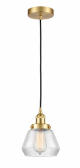 Edison LED Mini Pendant in Satin Gold (405|616-1PH-SG-G172-LED)