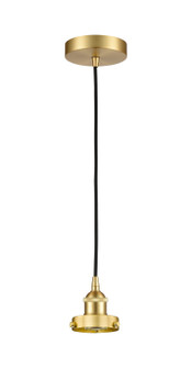 Edison One Light Mini Pendant in Satin Gold (405|616-1PH-SG)