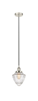 Edison One Light Mini Pendant in Polished Nickel (405|616-1PH-PN-G664-7)
