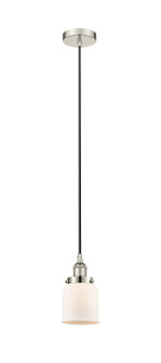 Edison One Light Mini Pendant in Polished Nickel (405|616-1PH-PN-G51)
