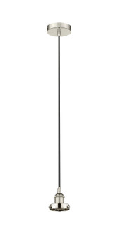Edison One Light Mini Pendant in Polished Nickel (405|616-1PH-PN)