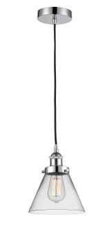 Edison One Light Mini Pendant in Polished Chrome (405|616-1PH-PC-G42)