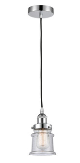 Edison One Light Mini Pendant in Polished Chrome (405|616-1PH-PC-G184S)
