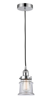 Edison One Light Mini Pendant in Polished Chrome (405|616-1PH-PC-G182S)