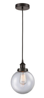 Edison One Light Mini Pendant in Oil Rubbed Bronze (405|616-1PH-OB-G202-8)