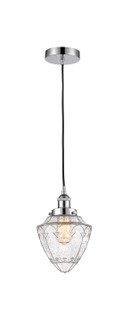 Edison LED Mini Pendant in Matte Black (405|616-1PH-BK-G664-7-LED)