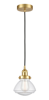 Edison LED Mini Pendant in Matte Black (405|616-1PH-BK-G321-LED)