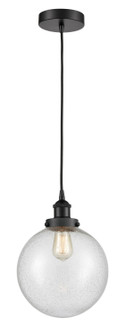Edison LED Mini Pendant in Matte Black (405|616-1PH-BK-G202-10-LED)