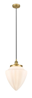 Edison One Light Mini Pendant in Brushed Brass (405|616-1PH-BB-G661-12)