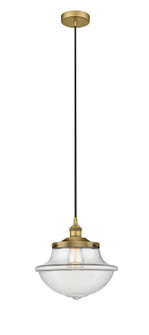 Edison One Light Pendant in Brushed Brass (405|616-1PH-BB-G542)