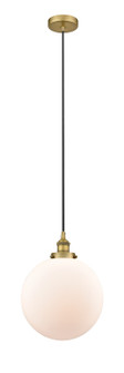 Edison One Light Mini Pendant in Brushed Brass (405|616-1PH-BB-G201-12)