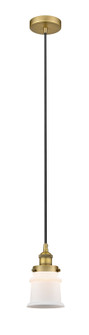 Edison One Light Mini Pendant in Brushed Brass (405|616-1PH-BB-G181S)