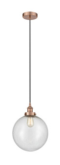 Edison One Light Mini Pendant in Antique Copper (405|616-1PH-AC-G204-12)
