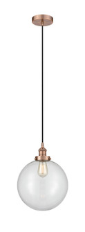 Edison One Light Mini Pendant in Antique Copper (405|616-1PH-AC-G202-12)