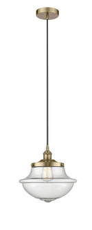 Edison One Light Mini Pendant in Antique Brass (405|616-1PH-AB-G544)