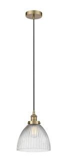 Edison LED Pendant in Antique Brass (405|616-1PH-AB-G222)