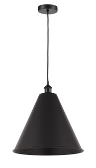Edison LED Mini Pendant in Matte Black (405|616-1P-BK-MBC-16-BK-LED)