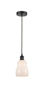 Edison One Light Mini Pendant in Matte Black (405|616-1P-BK-G391)