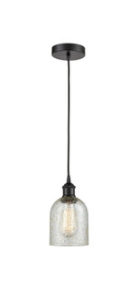 Edison One Light Mini Pendant in Matte Black (405|616-1P-BK-G259)