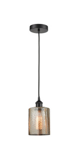 Edison One Light Mini Pendant in Matte Black (405|616-1P-BK-G116)