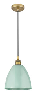 Edison One Light Mini Pendant in Brushed Brass (405|616-1P-BB-MBD-9-SF)
