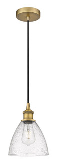 Edison One Light Mini Pendant in Brushed Brass (405|616-1P-BB-GBD-754)