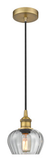 Edison One Light Mini Pendant in Brushed Brass (405|616-1P-BB-G92)