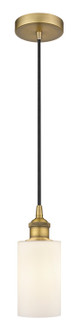Edison One Light Mini Pendant in Brushed Brass (405|616-1P-BB-G801)
