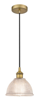 Edison One Light Mini Pendant in Brushed Brass (405|616-1P-BB-G422)