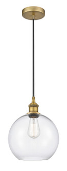 Edison One Light Mini Pendant in Brushed Brass (405|616-1P-BB-G122-10)