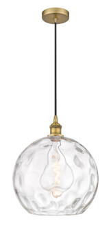Edison One Light Pendant in Brushed Brass (405|616-1P-BB-G1215-14)