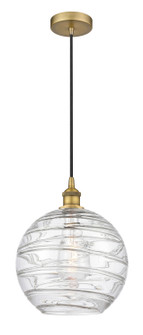 Edison One Light Mini Pendant in Brushed Brass (405|616-1P-BB-G1213-12)