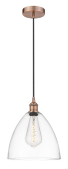 Edison One Light Mini Pendant in Antique Copper (405|616-1P-AC-GBD-122)